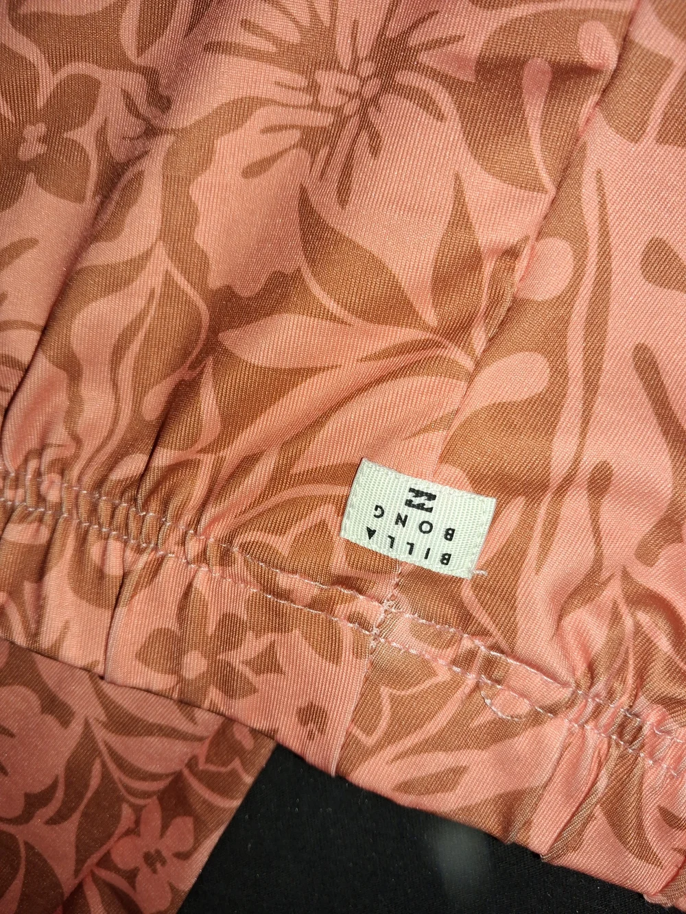 Billabong Rust Floral Elastic-Waist Leggings